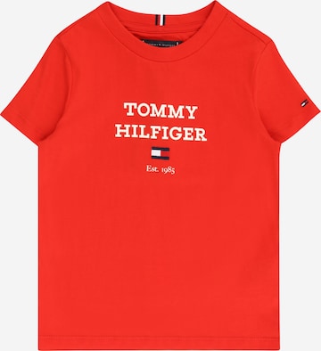 TOMMY HILFIGER Póló - piros: elől