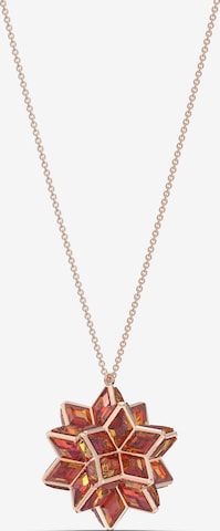 Swarovski Necklace in Gold: front