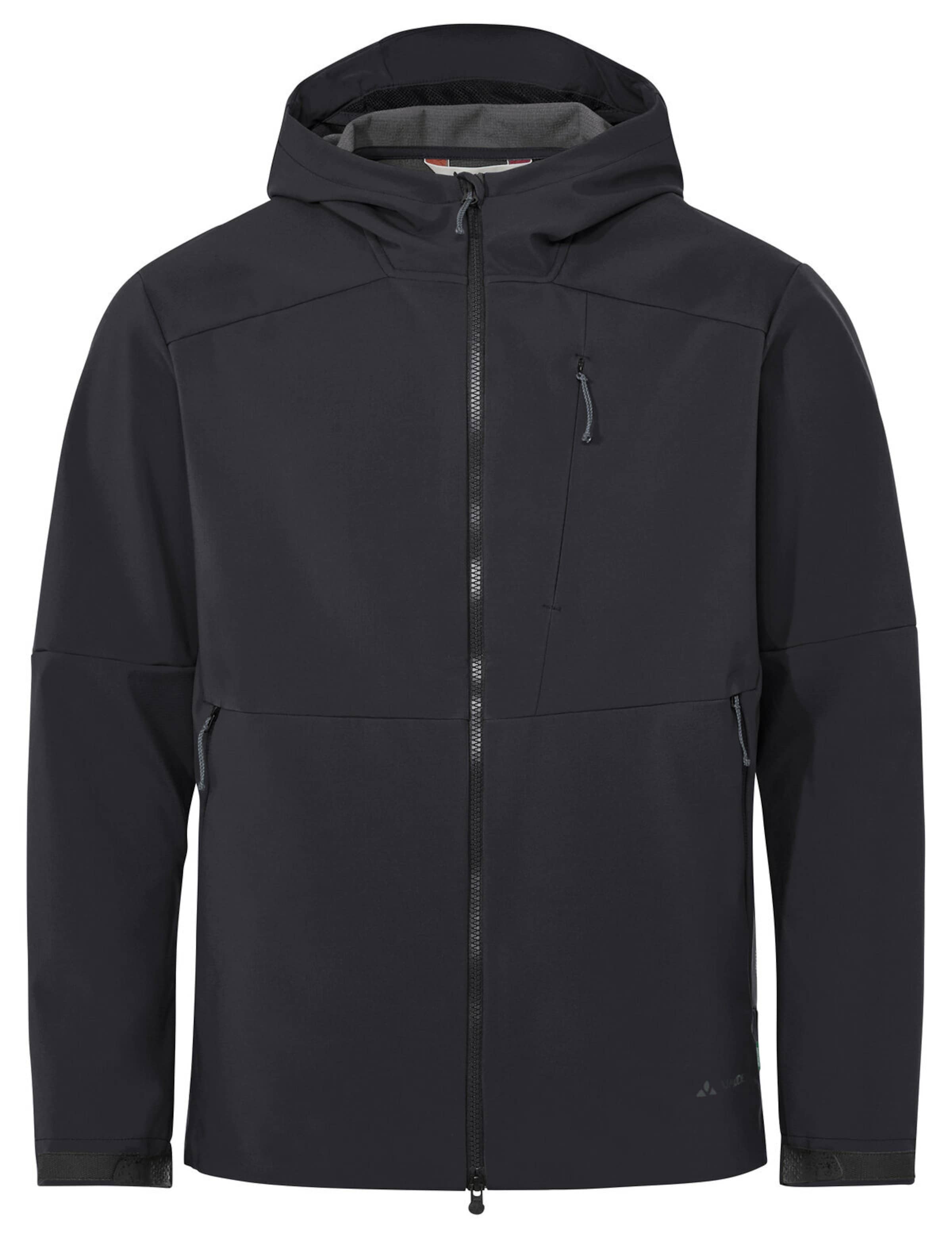 VAUDE Outdoorjas 'Roccia III' in Zwart: voorkant