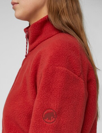 MAMMUT Athletic Fleece Jacket 'Falera ' in Red