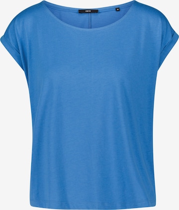 zero Shirt in Blauw: voorkant