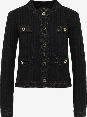 Cardigan faina en noir : devant