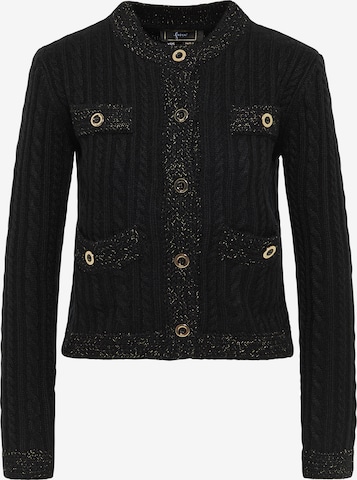 Cardigan faina en noir : devant