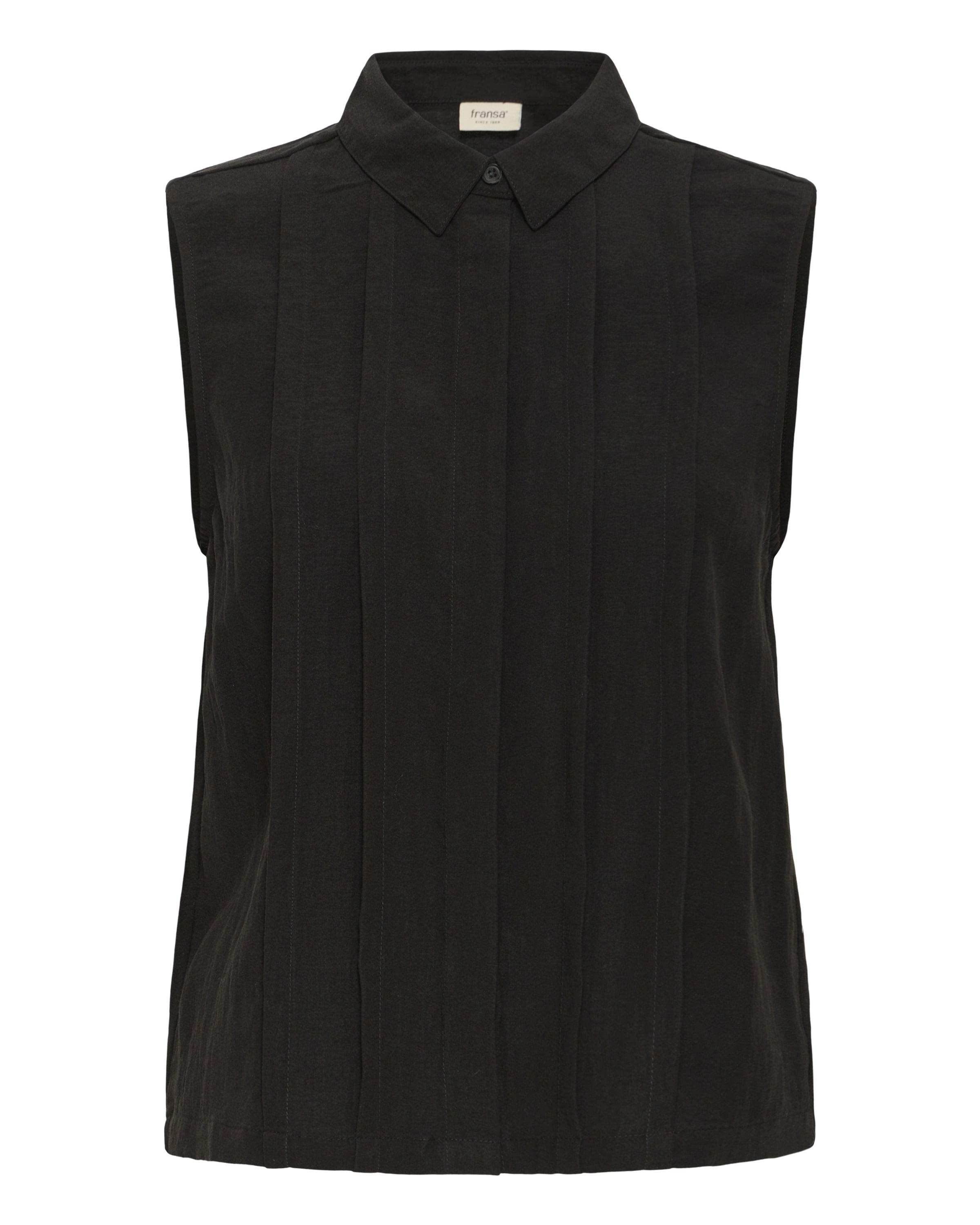 Fransa Bluse 'Fradah' i sort: forside