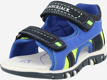 Lumberjack Sandale 'VELCRO' in Blau: predná strana