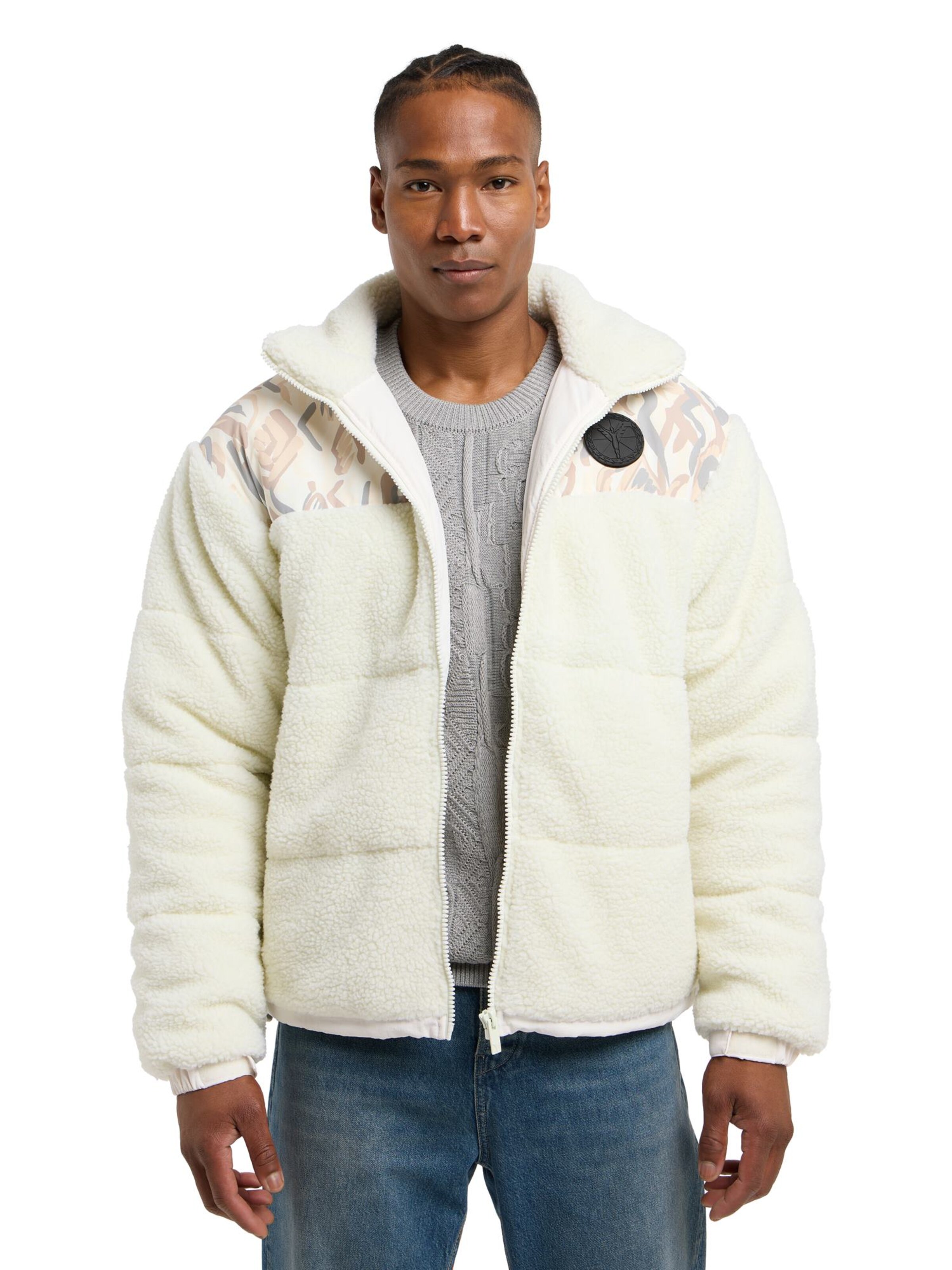 Carlo Colucci Jacke in Weiß: Vorderseite