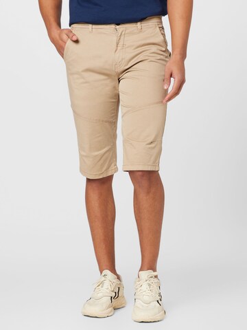 BLEND Regular Trousers in Beige: front