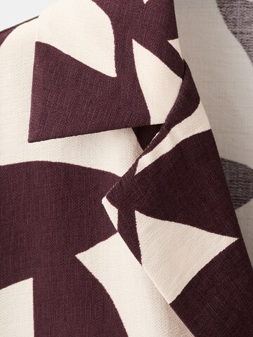 MANGO Blúz 'PLUMAS' - bézs