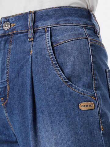 Tapered Jeans con pieghe 'SILVIA' di Gang in blu
