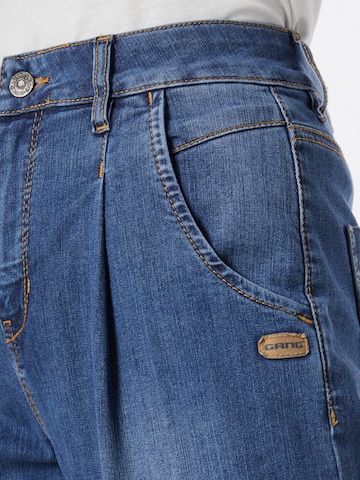 Gang Tapered Bandplooi jeans 'SILVIA' in Blauw