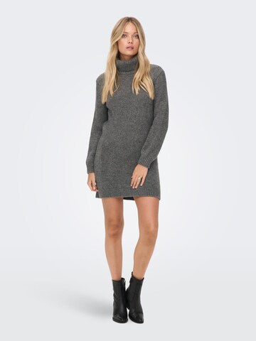 JDY Knitted dress 'Dinea' in Grey