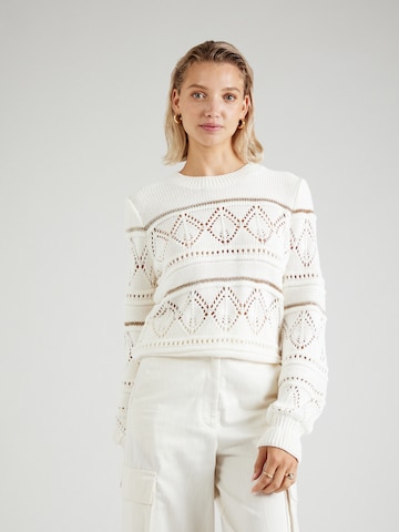 GARCIA Sweater in White: front