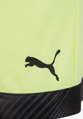 PUMA Regular Workout Pants 'Cup' in Yellow