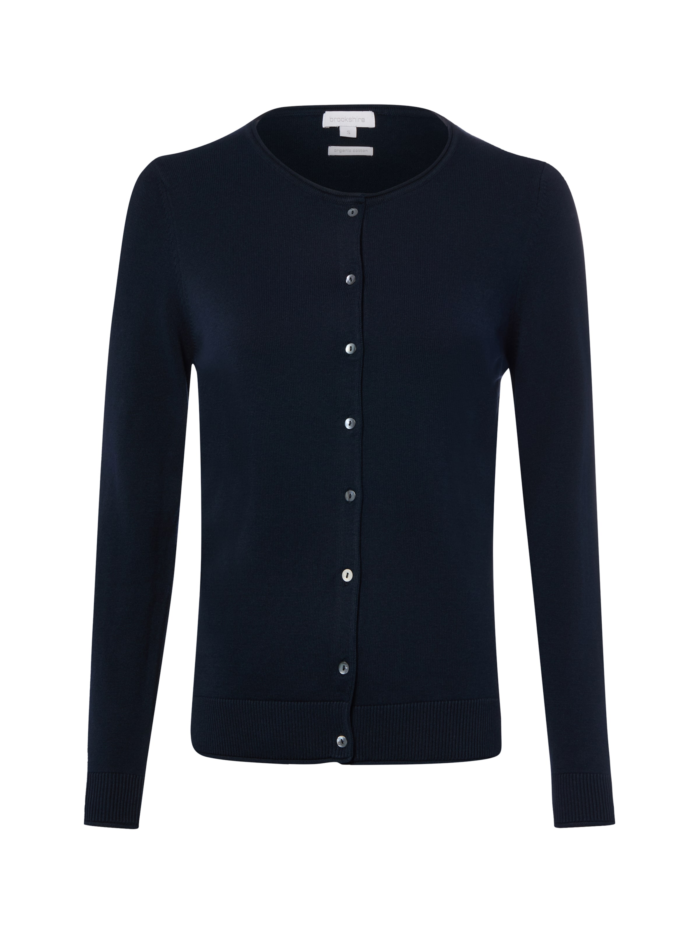 Cardigan Brookshire en bleu : devant