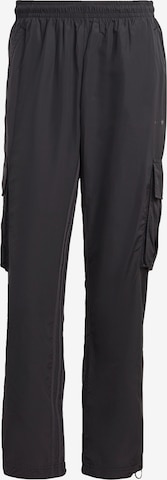 ADIDAS ORIGINALS Slimfit Cargohose in Schwarz: predná strana