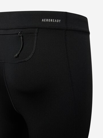 ADIDAS PERFORMANCE Slimfit Sporthose in Schwarz