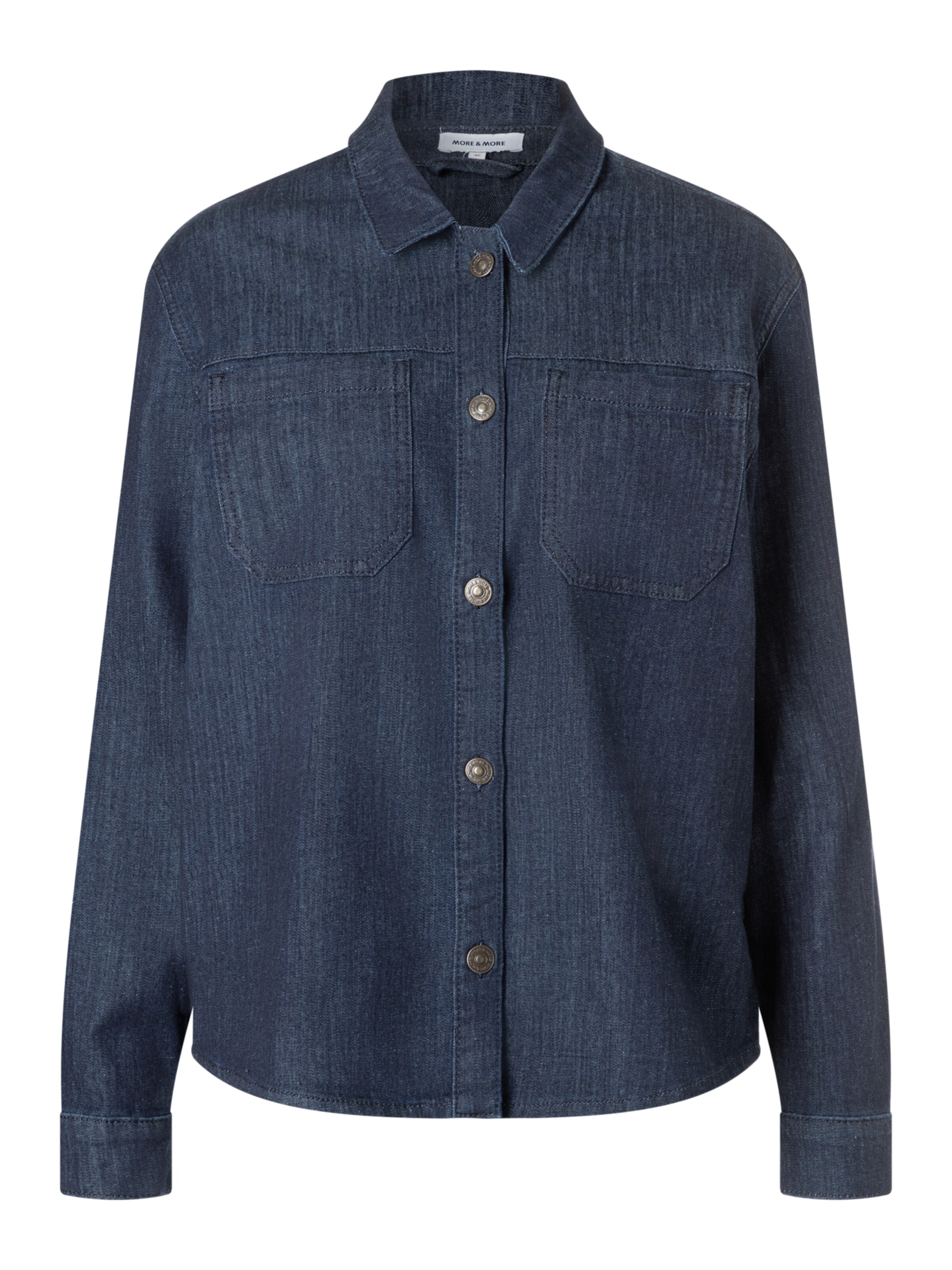 MORE & MORE Bluse in dunkelblau, Produktansicht