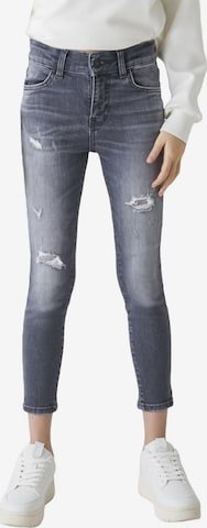 Regular Jean 'LTB Jeans Baby Girl Lonia G Mid Waist Asymmetrische Jeanshose' LTB Jeans en gris : devant