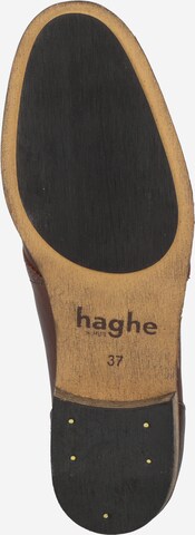 haghe by HUB Schnürstiefelette in Braun