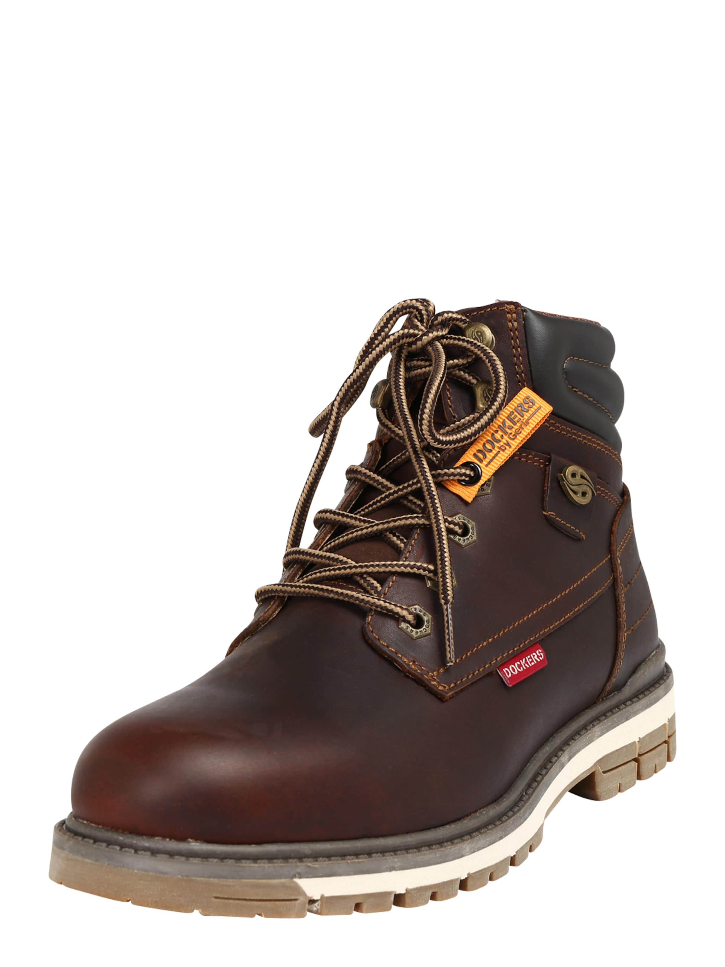 Dockers by Gerli - Botas com atacadores em castanho: frente