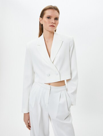 Koton Blazer in White: front