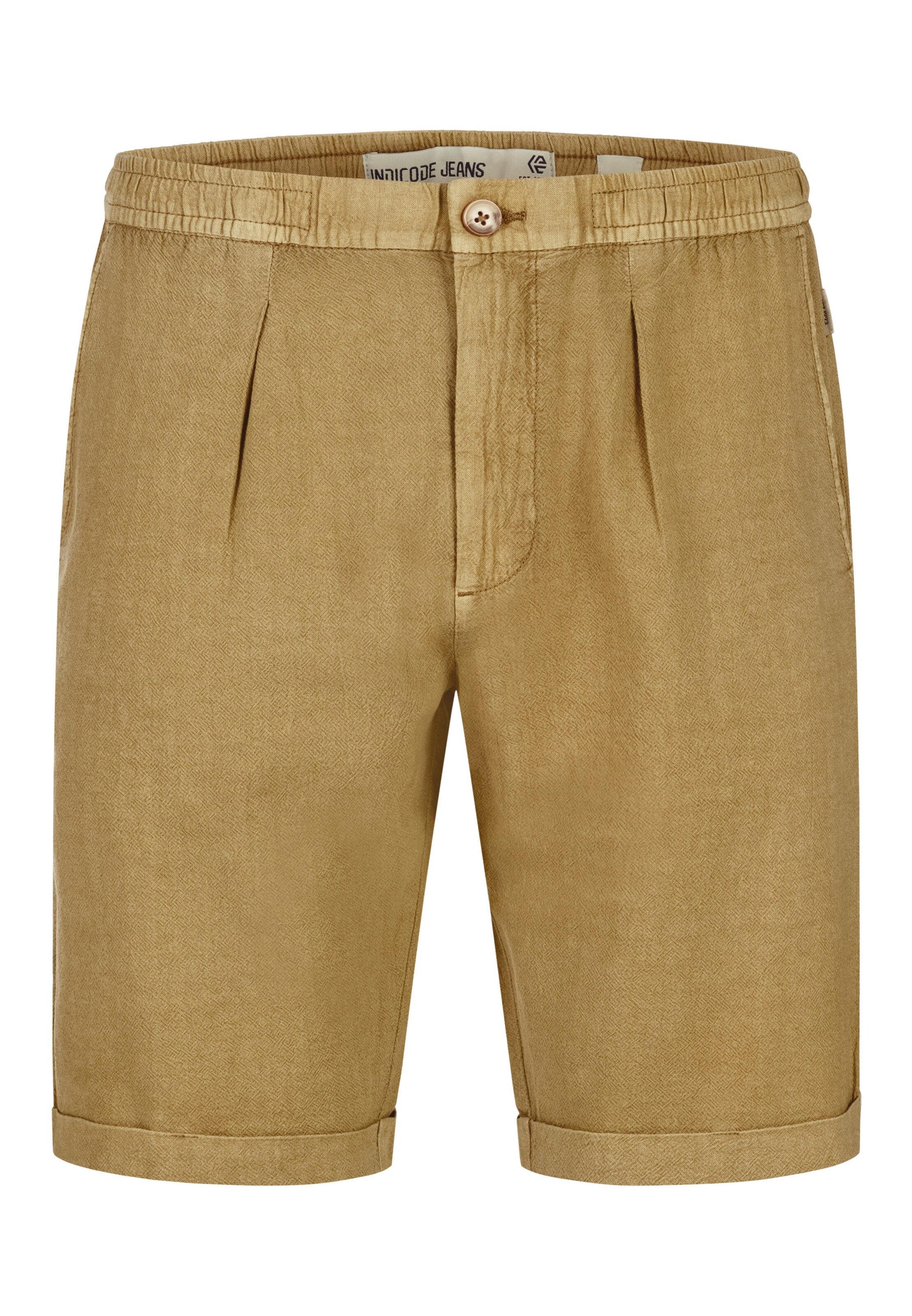 INDICODE JEANS Chino trousers 'Tryto' in Beige: front