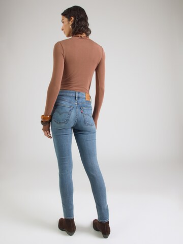 LEVI'S ® Slimfit Jeans '721 High Rise Skinny' in Blauw
