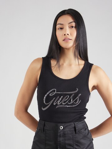 GUESS Top - fekete: elől