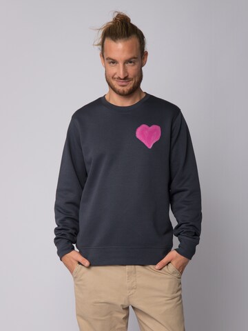 Felpa di Watapparel in grigio: frontale
