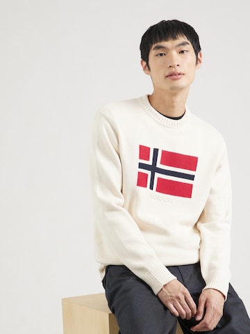 NAPAPIJRI Pullover 'D-MURA C' in Beige: Vorderseite