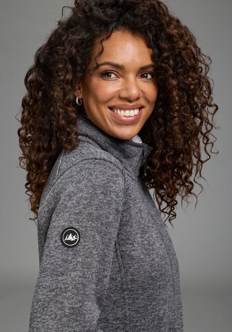POLARINO Fleecejacke in Grau