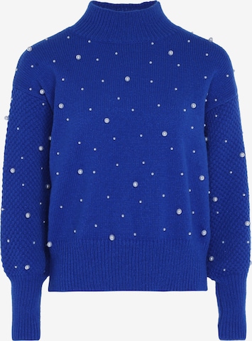 Pull-over faina en bleu : devant