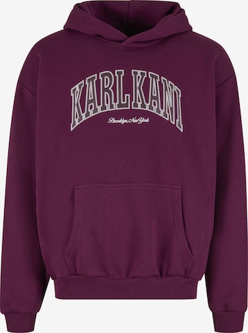 Karl Kani Mikina 'College' – fialová: přední strana