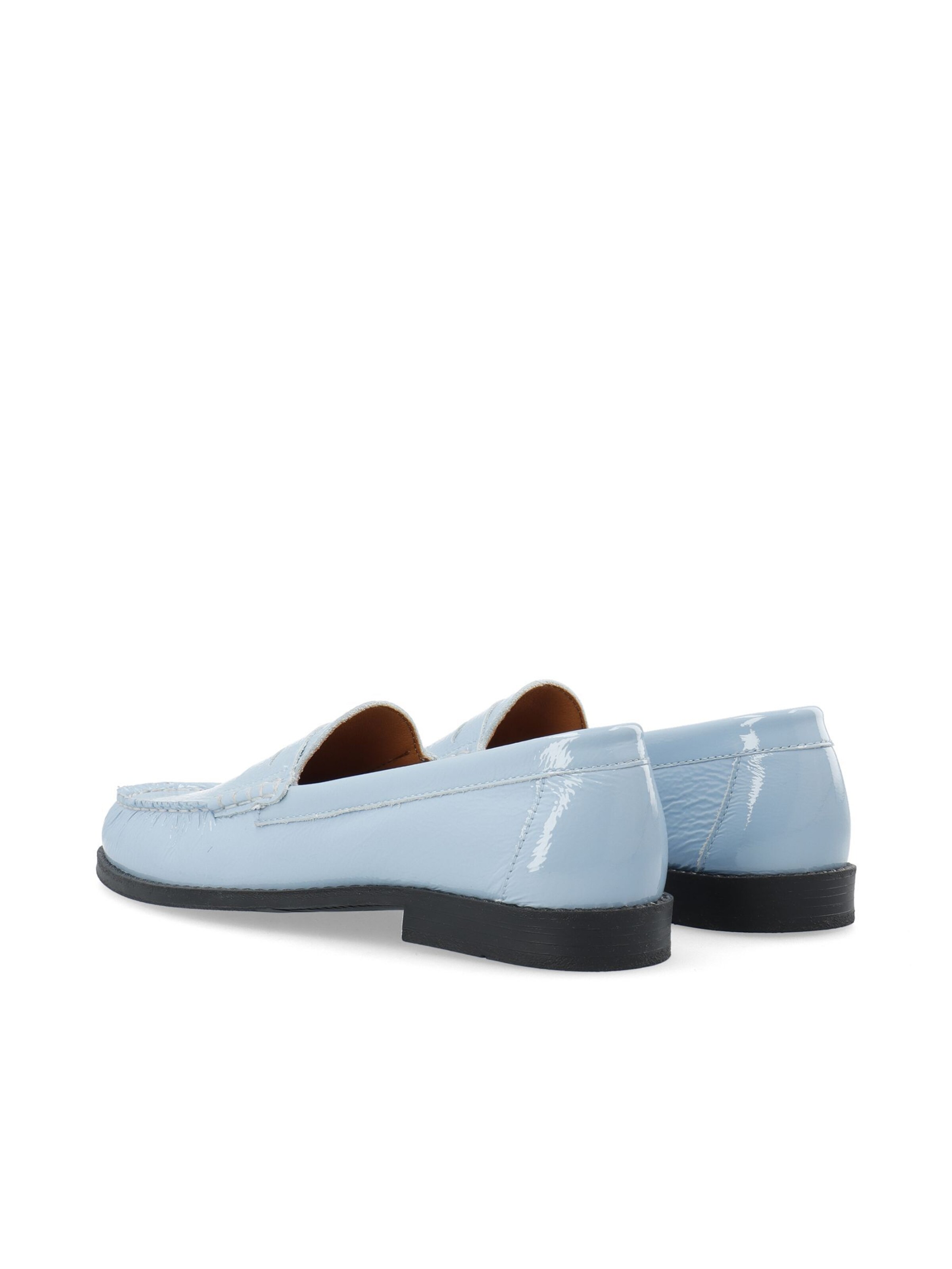 Mocassin 'Pop' Bianco en bleu