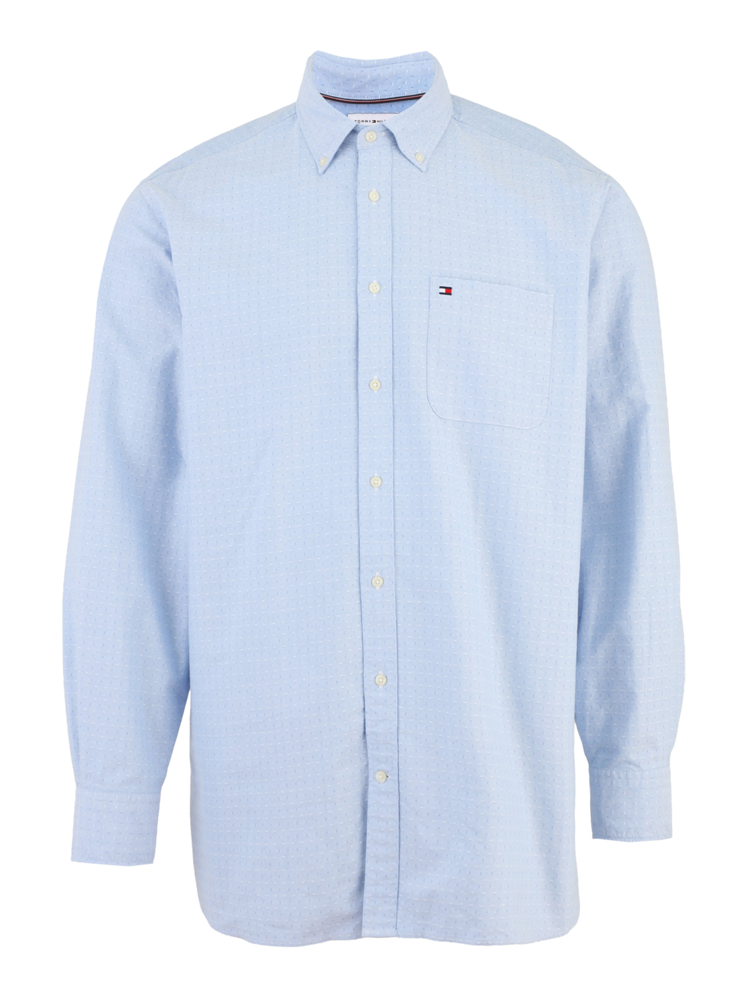Tommy Hilfiger Big & Tall - Ajuste regular Camisa en azul: frente