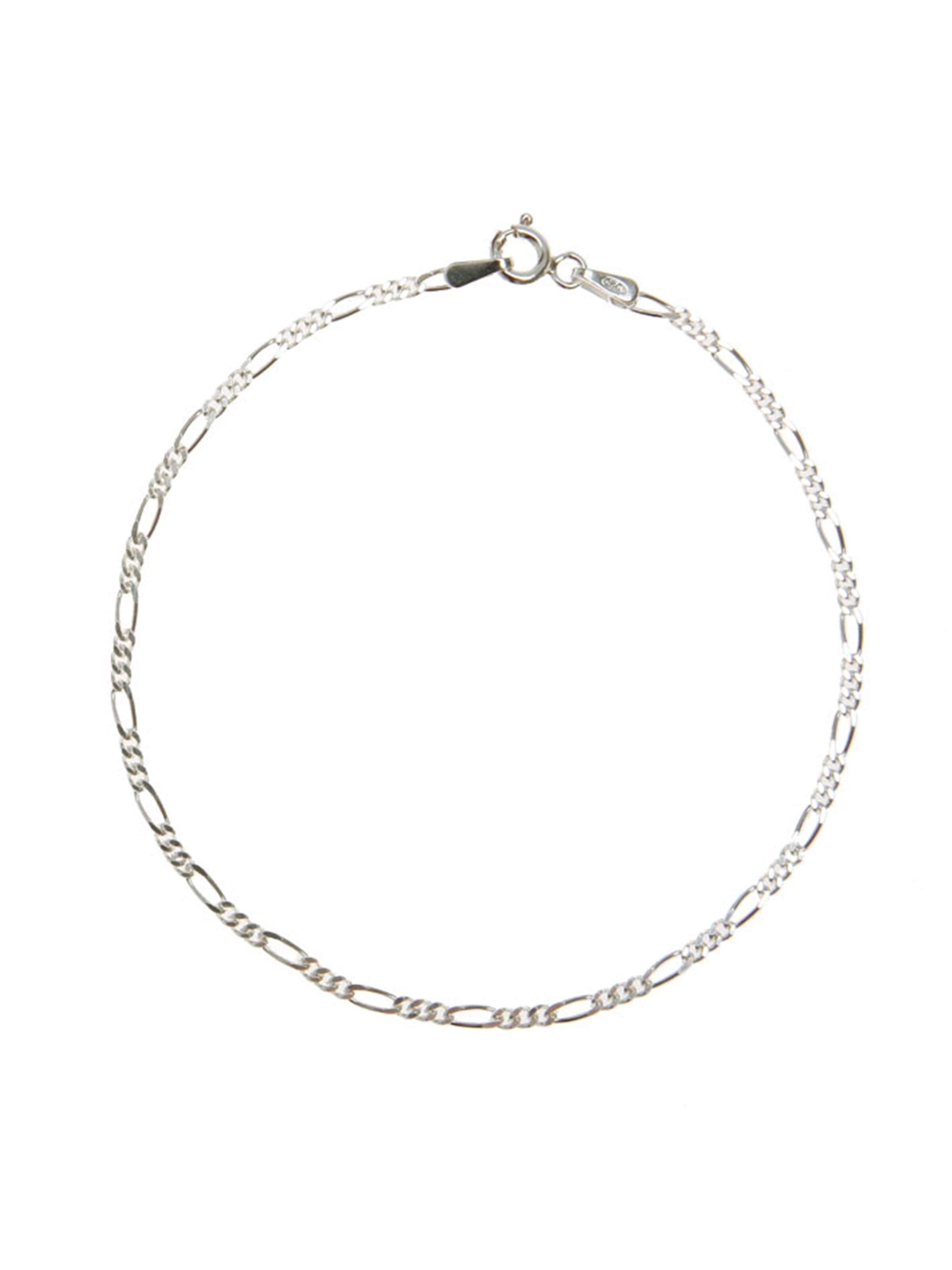 Lucardi Armband 'Basic' in Zilver: voorkant