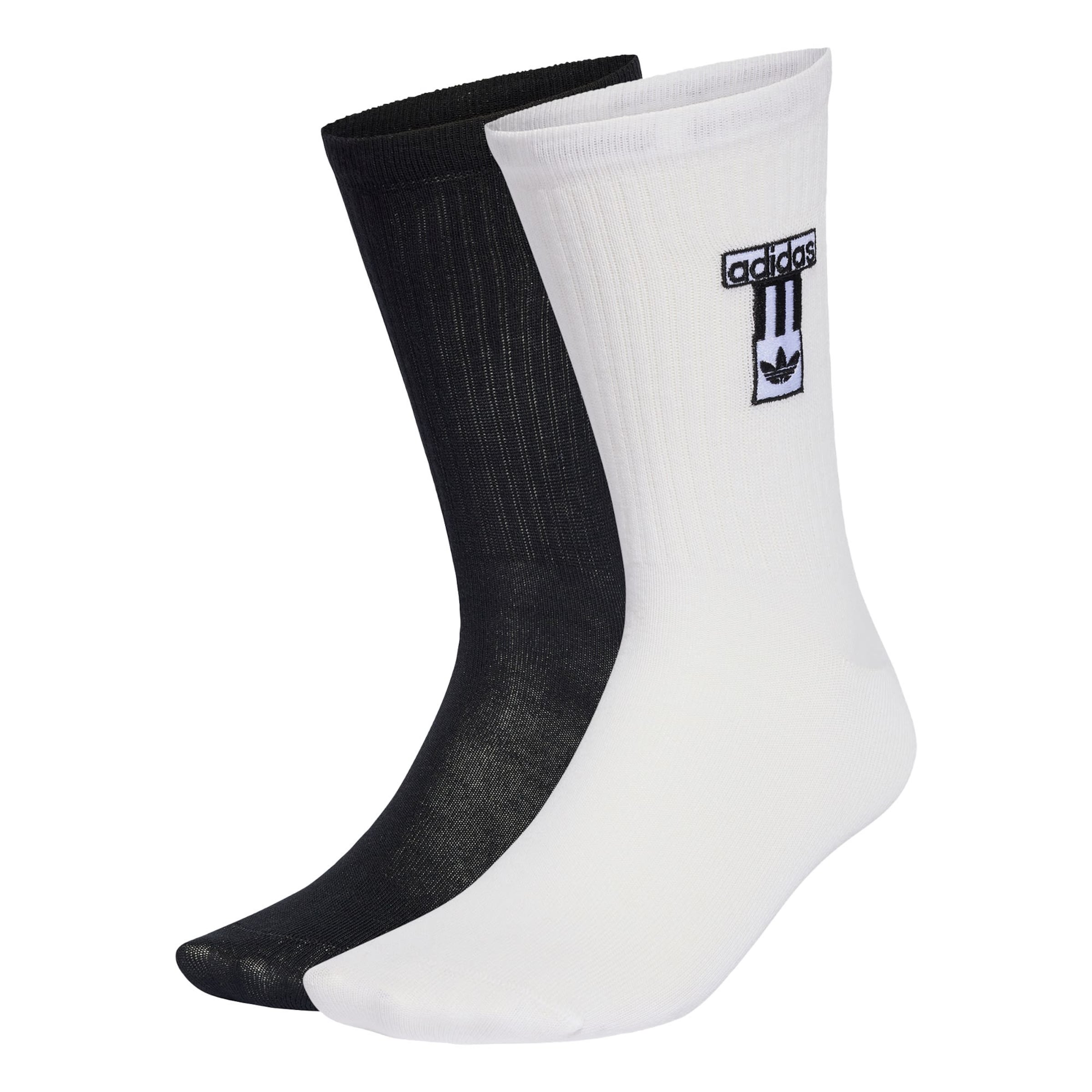 ADIDAS ORIGINALS Calcetines 'Adibreak' en negro / blanco, Vista del producto