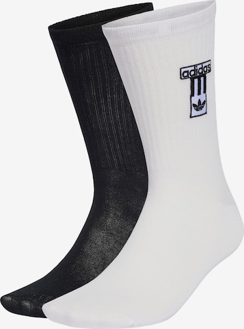 ADIDAS ORIGINALS - Calcetines 'Adibreak' en negro: frente