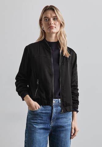 STREET ONE Übergangsjacke in Schwarz: Vorderseite