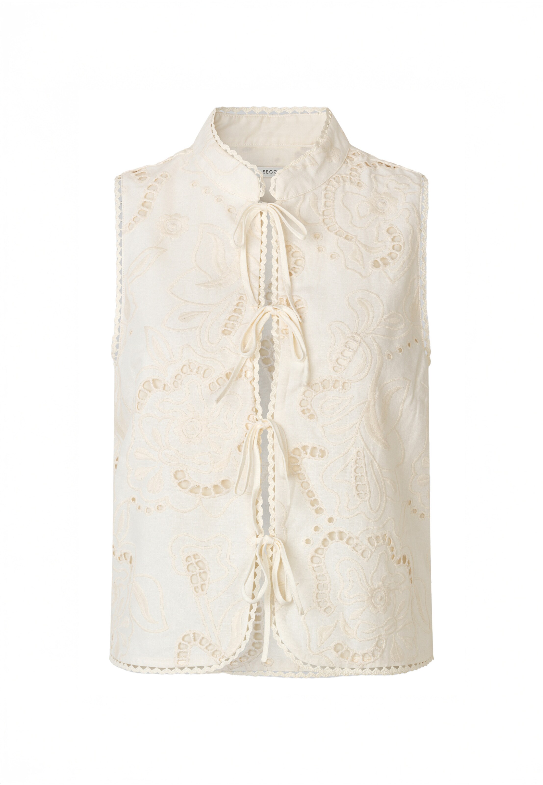 SECOND FEMALE Blouse 'Vilea' in Wit: voorkant