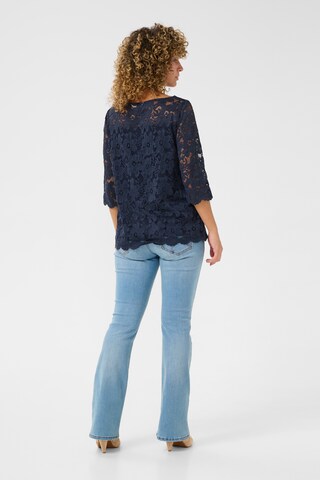 Cream Blouse 'Pria' in Blauw
