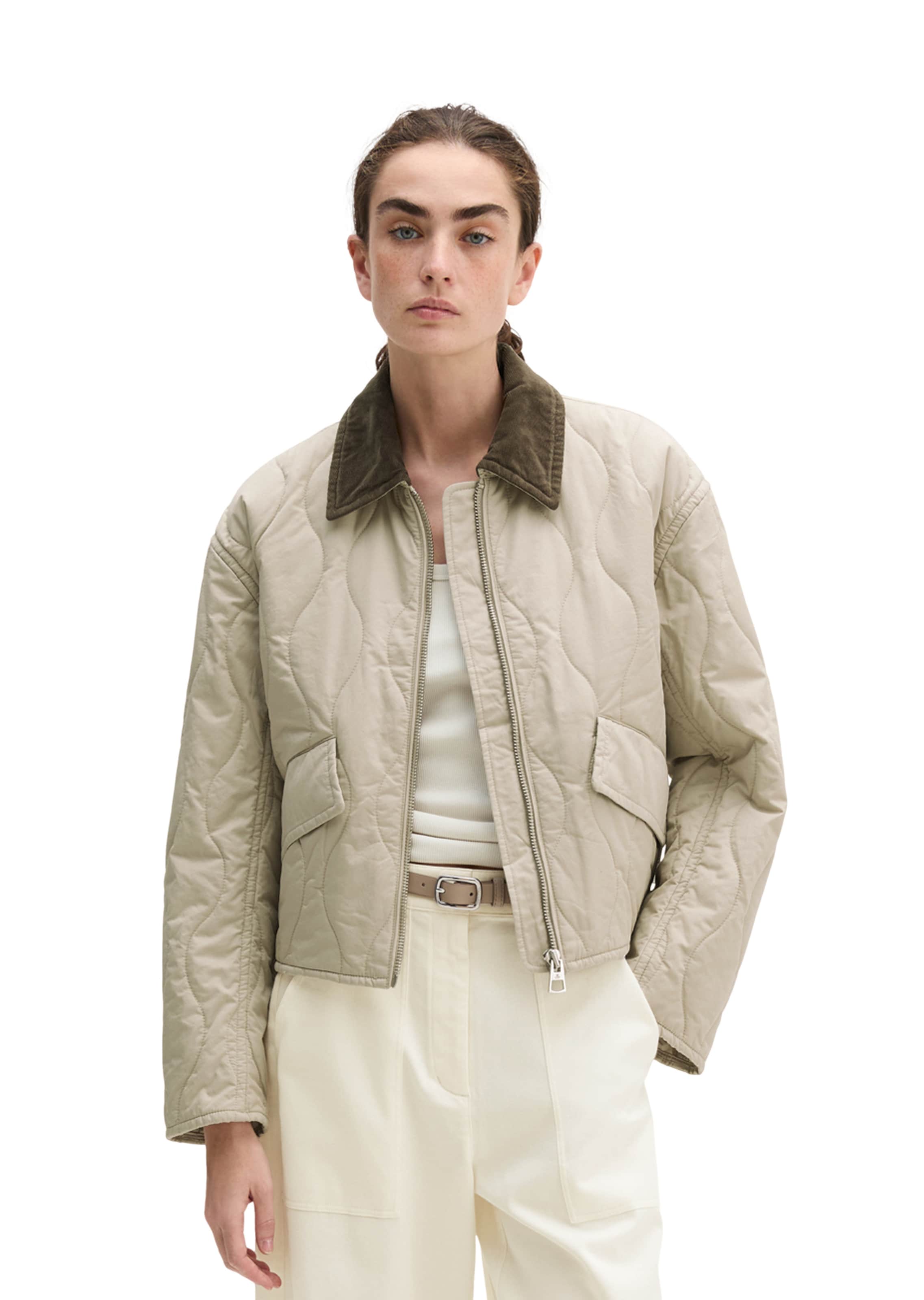Marc O'Polo Between-season jacket in Beige: front