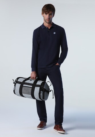 North Sails Poloshirt Long-sleeved polo shirt in Blau