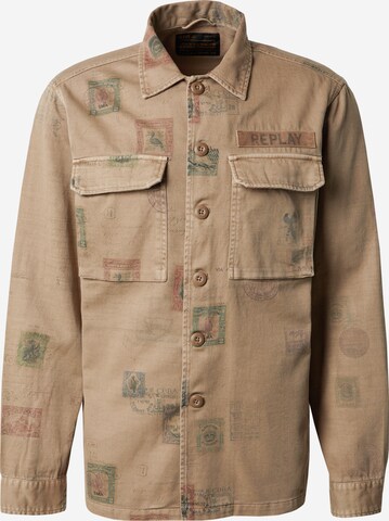 REPLAY Between-Season Jacket in Brown: front