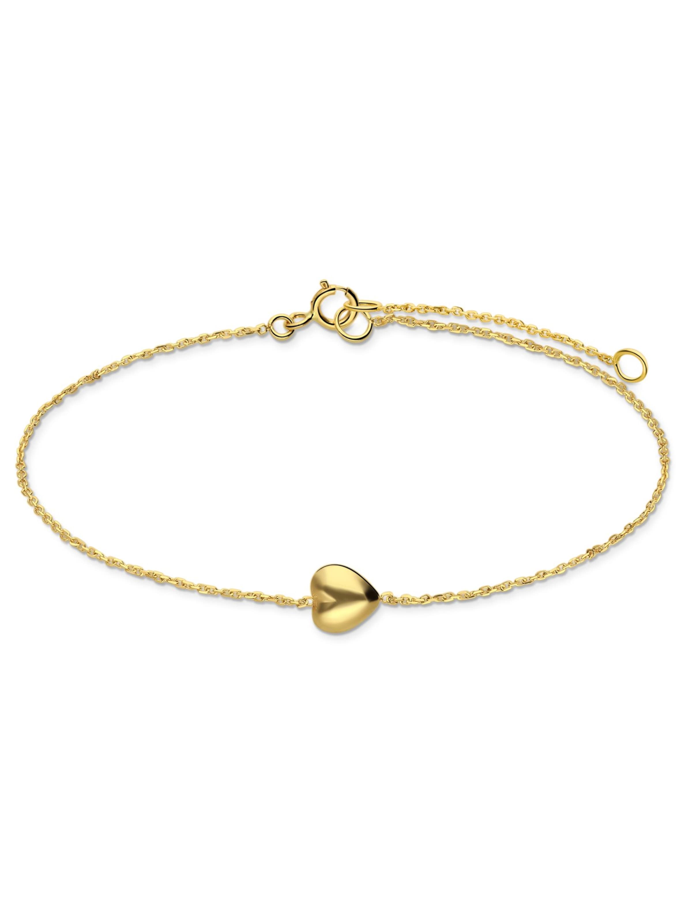 Lucardi Armband 'Klassisch' in Goud: voorkant