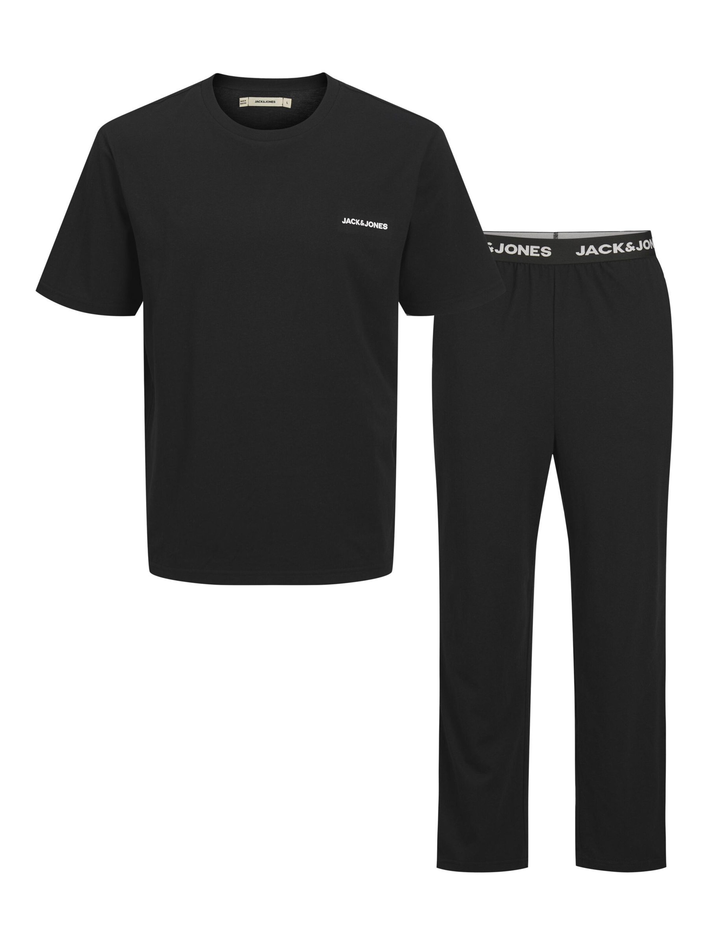 JACK & JONES Hausanzug in Schwarz