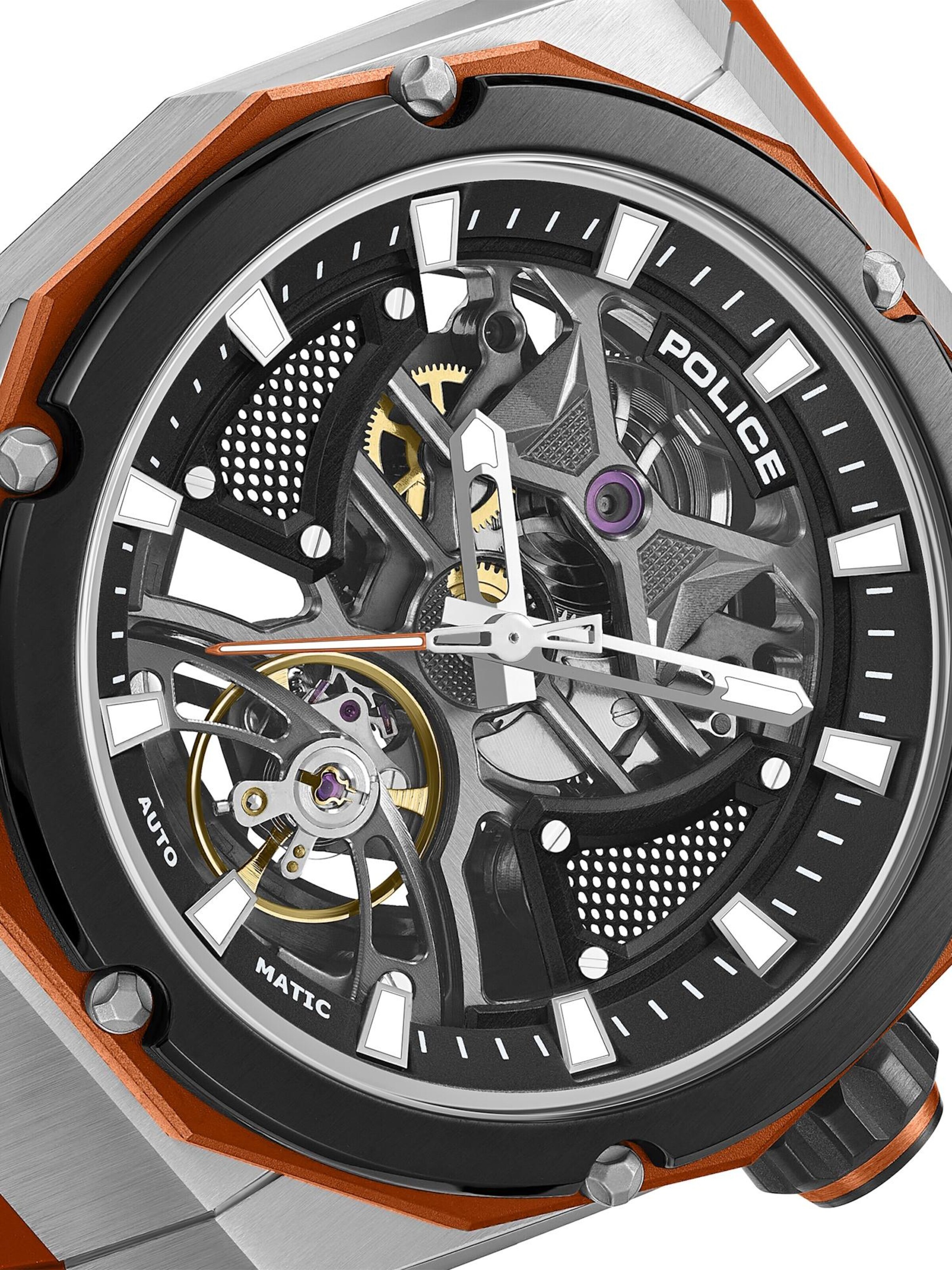 POLICE Analog Watch 'Dayton' in Orange