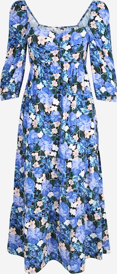 Dorothy Perkins Petite Obleka | bež / svetlo modra / temno zelena / bela barva, Prikaz izdelka
