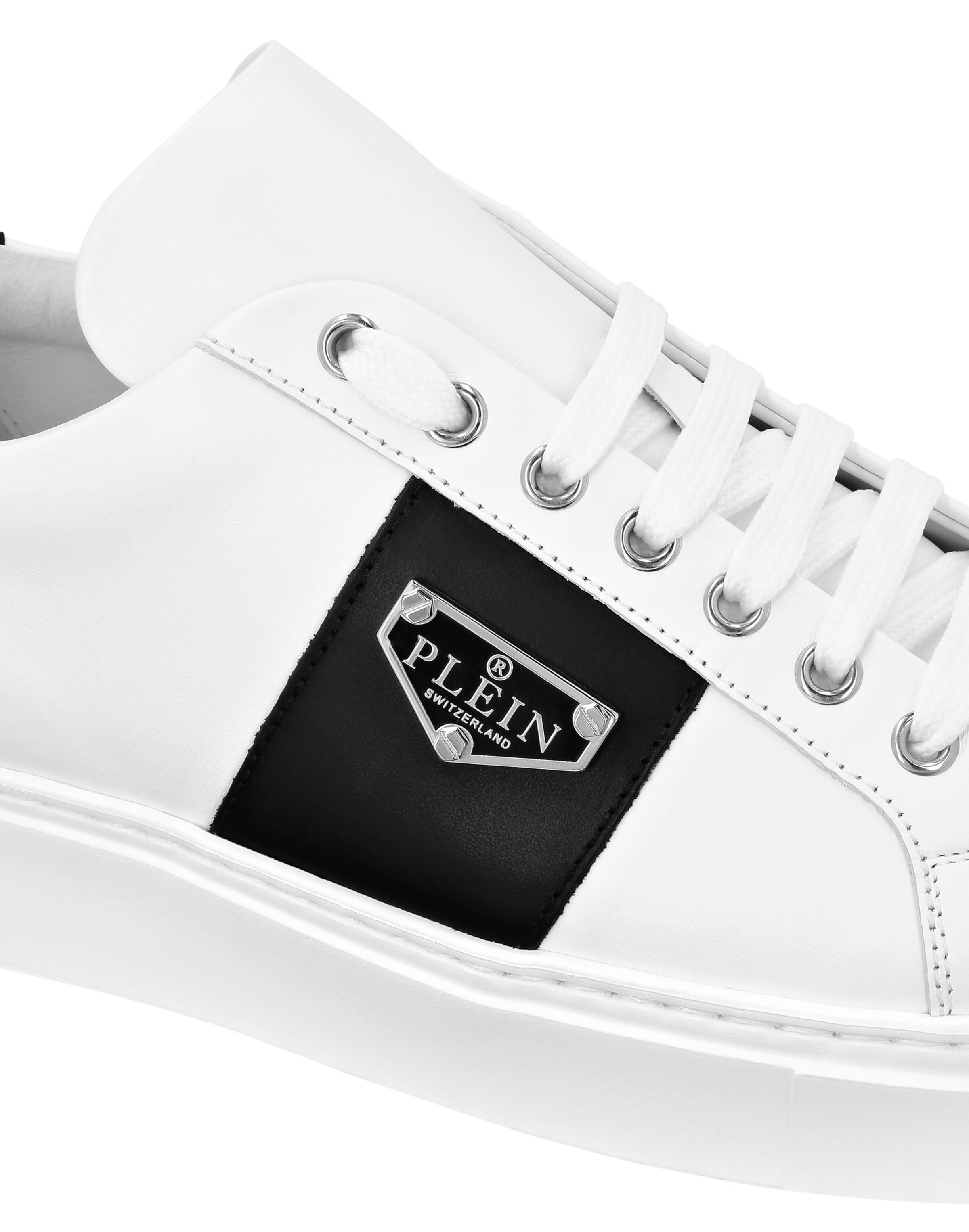 Philipp Plein - Sapatilhas baixas em branco