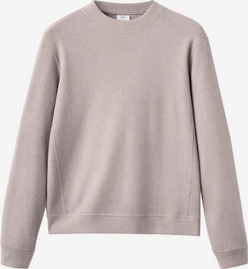 MANGO MAN Pullover 'Besalu' in Beige: Vorderseite